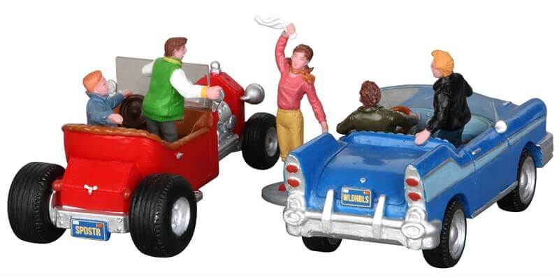 lemax-drag-race-miniaturfigur-action-szene image 2