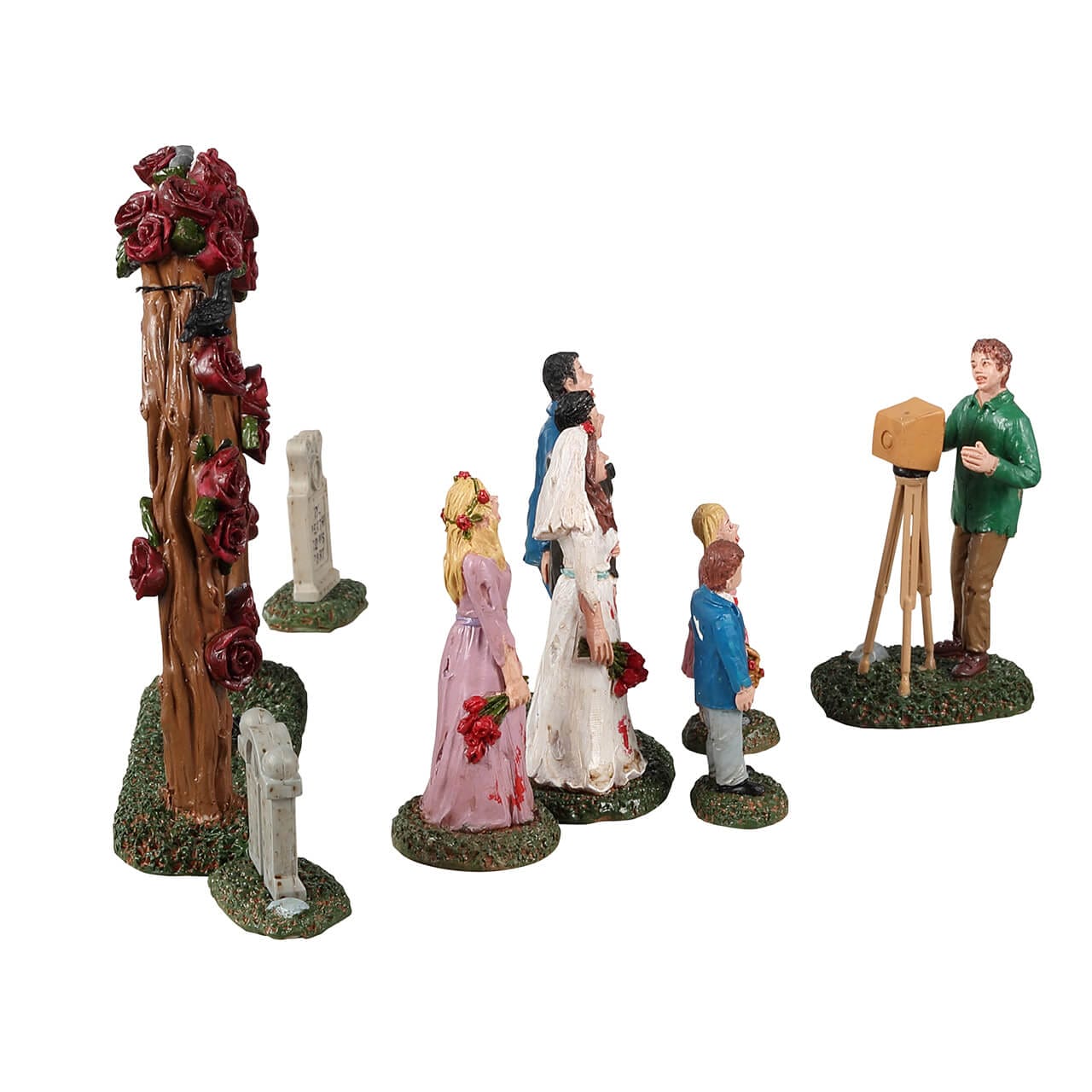 lemax-zombie-wedding-party-spooky-town-figuren-set image 2