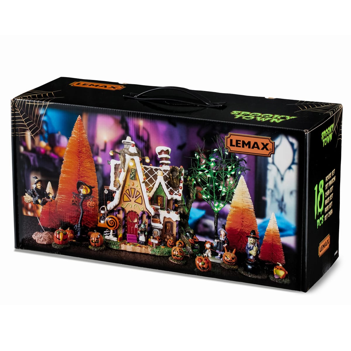 lemax-the-candy-witch-cottage-set-spooky-town-hexenhaus-set image 2