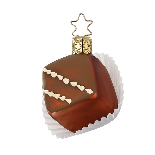 inge-glas-petit-four-braun-6-cm-kleine-glasfigur-mit-aufh-nger-f-r-weihnachtsdek image 1