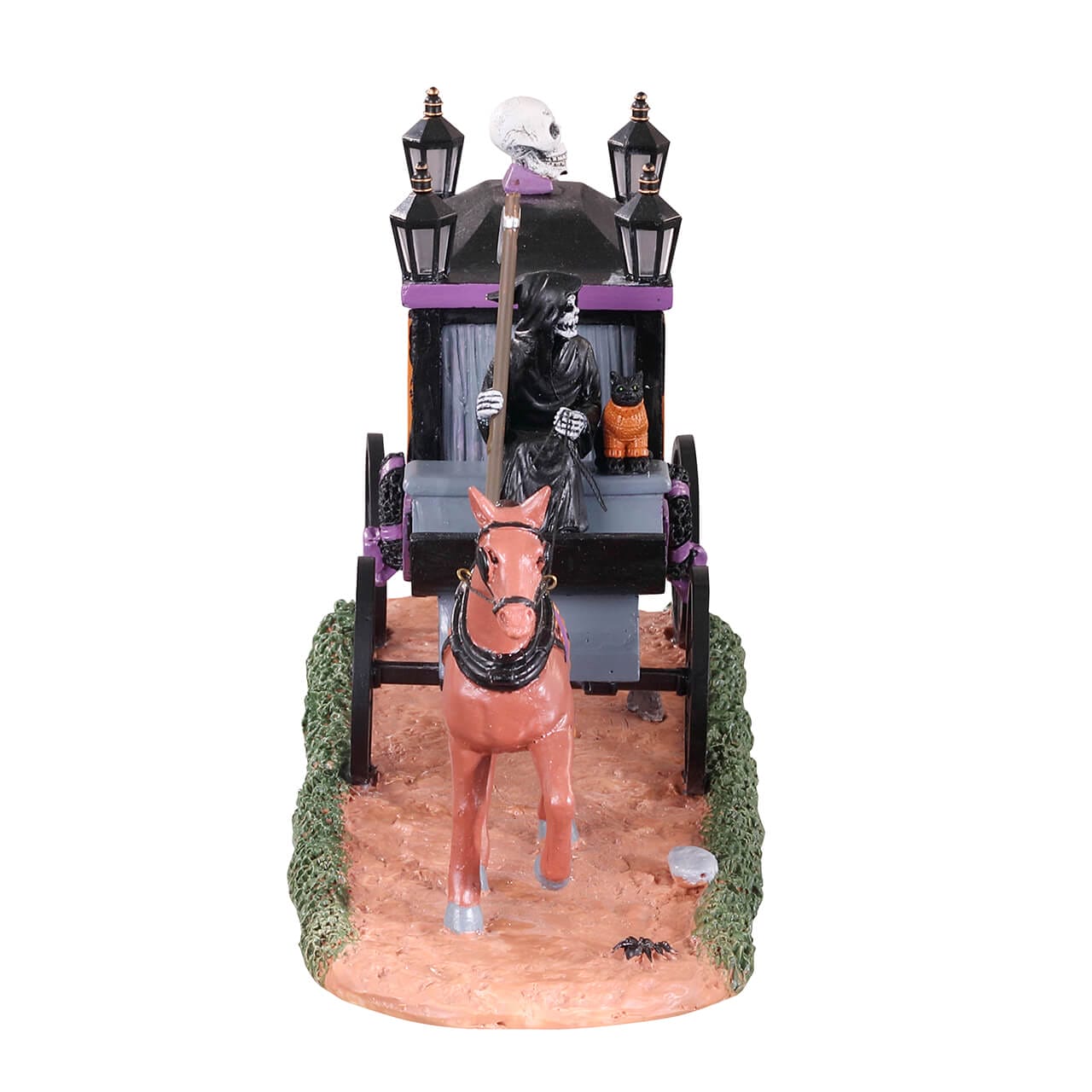 lemax-spooky-victorian-hearse-miniatur-kutsche image 2