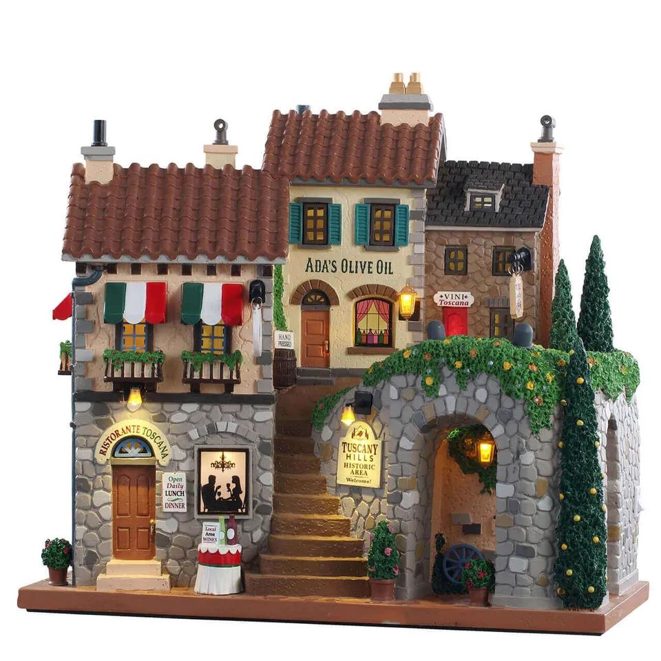 lemax-tuscany-hills-beleuchtetes-miniatur-dorfhaus image 1