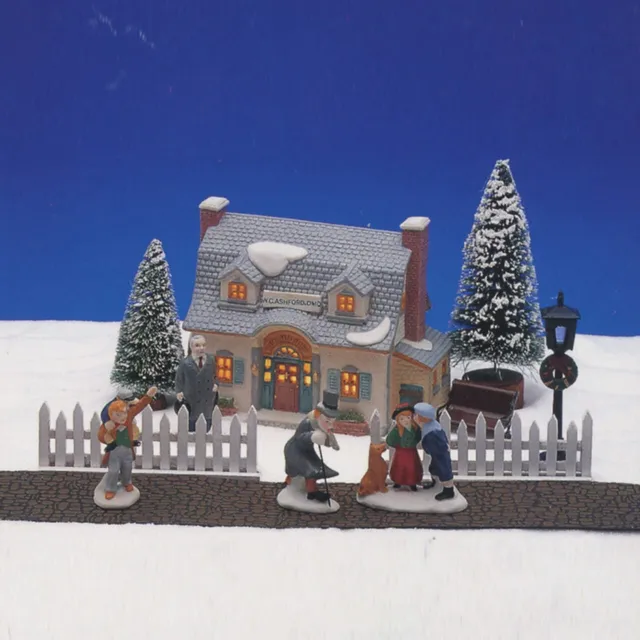 lemax-13pc-lighted-village-set-beleuchtetes-13-teiliges-dorf-komplettset image 1