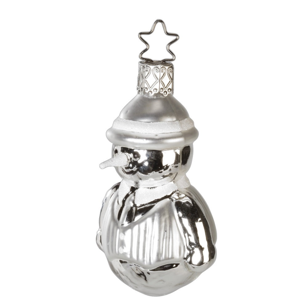 inge-glas-schneemann-christbaumkugel-7-5-cm-silber image 1