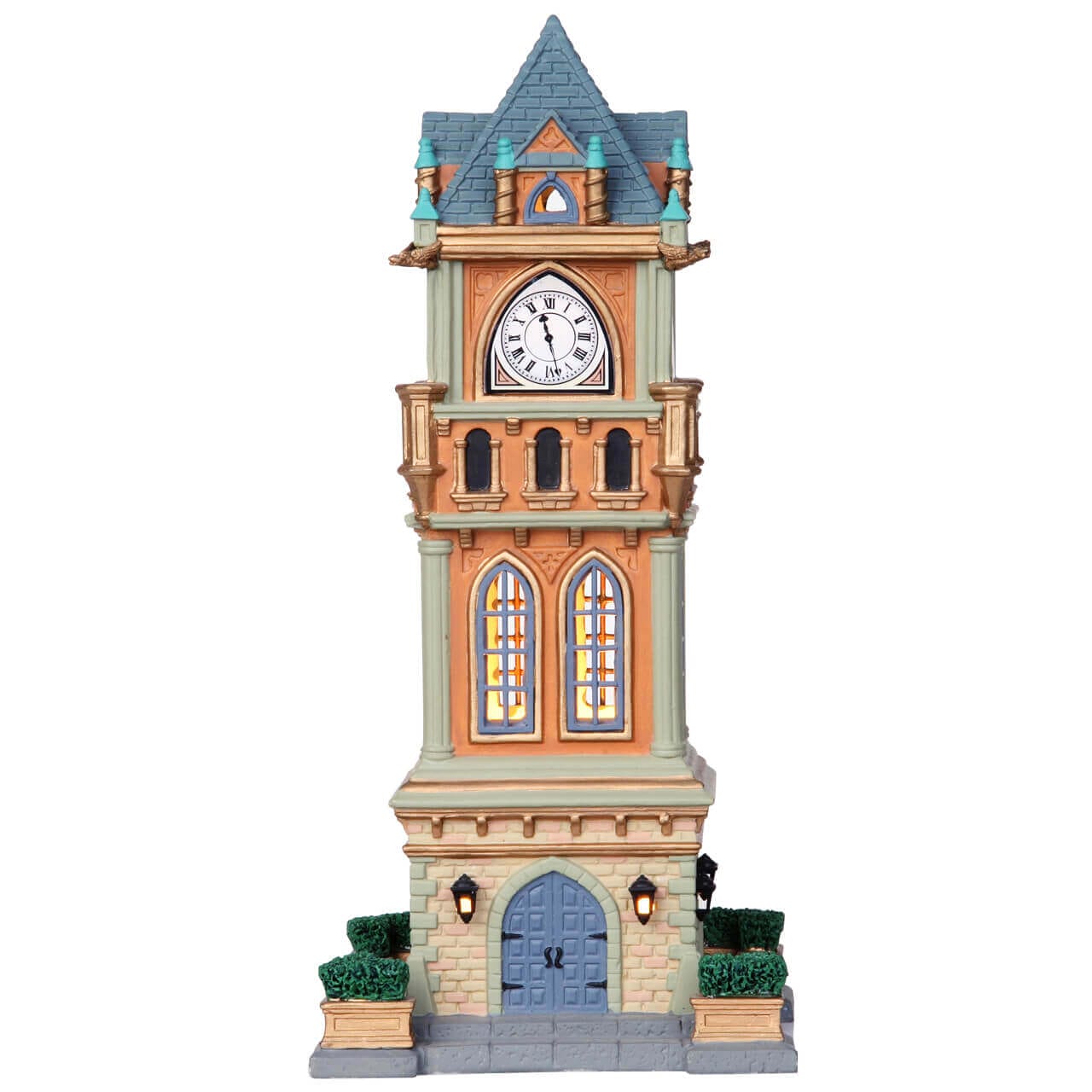 lemax-municipal-clock-tower-uhrturm-caddington image 3