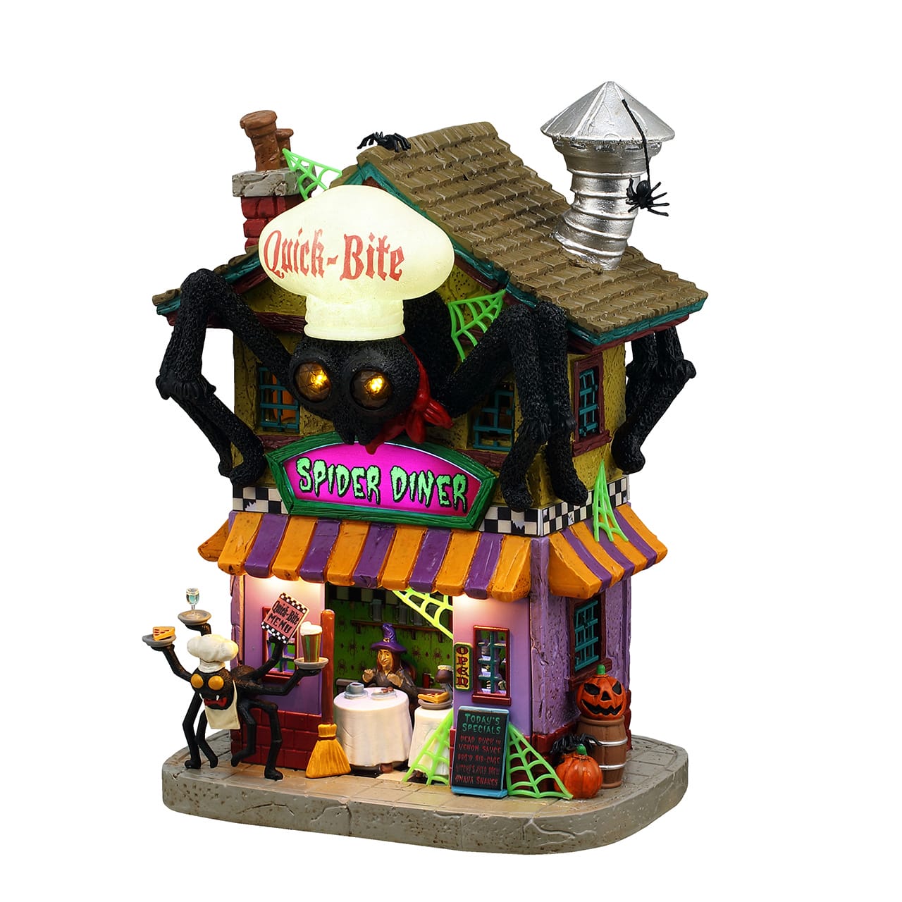 lemax-quick-bite-spider-diner-grusel-diner-mit-riesenspinne image 4