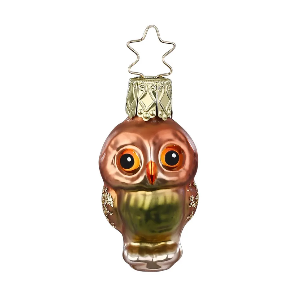inge-glas-kleine-eule-5-cm-mundgeblasener-christbaumschmuck-aus-glas image 1