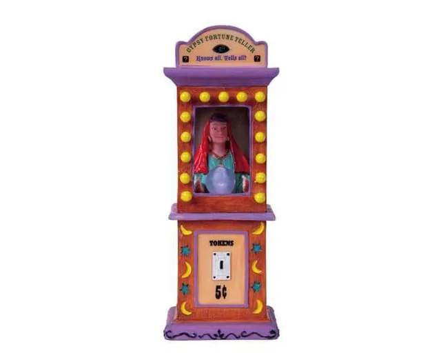 lemax-fortune-teller-miniaturfigur-wahrsagerin-jahrmarkt image 1