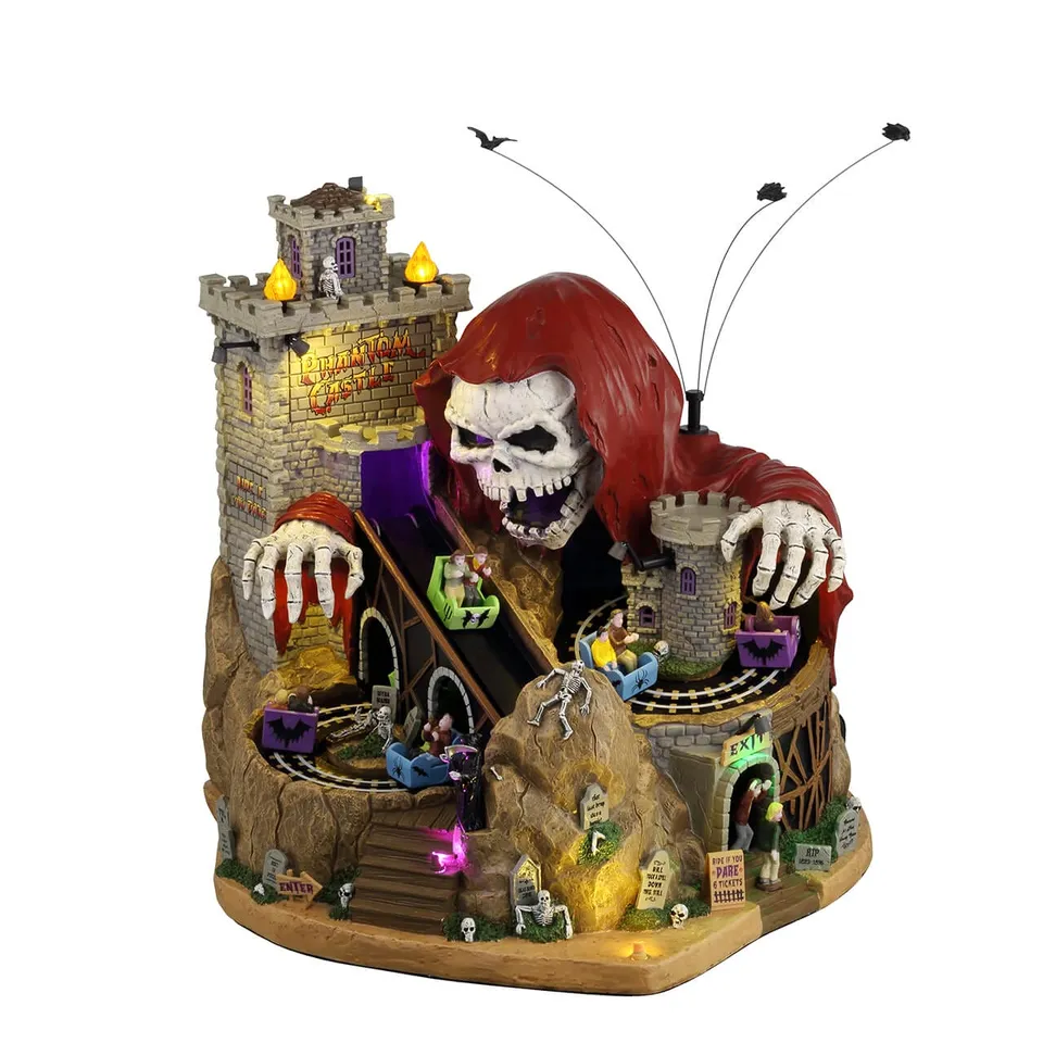 lemax-phantom-castle-spooky-town-gruselschloss-miniaturhaus image 1