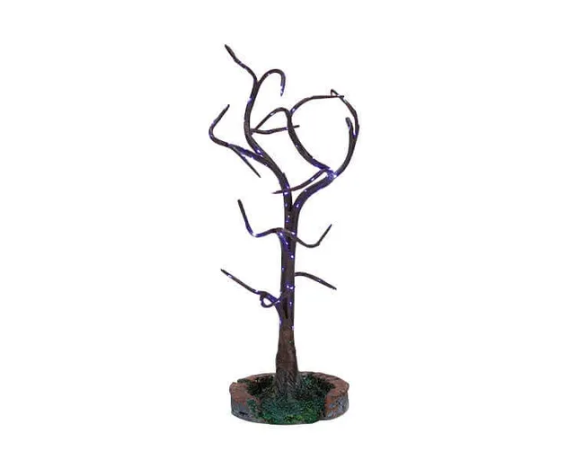 lemax-fibre-optic-tree-small-spooky-town-glasfaser-baum image 1