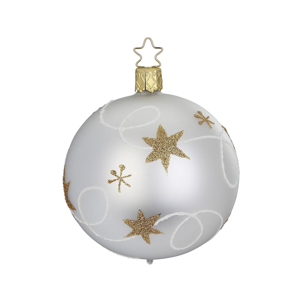 inge-glas-manufaktur-christbaumkugel-sternenband-8-cm-klassische-glaskugel image 1