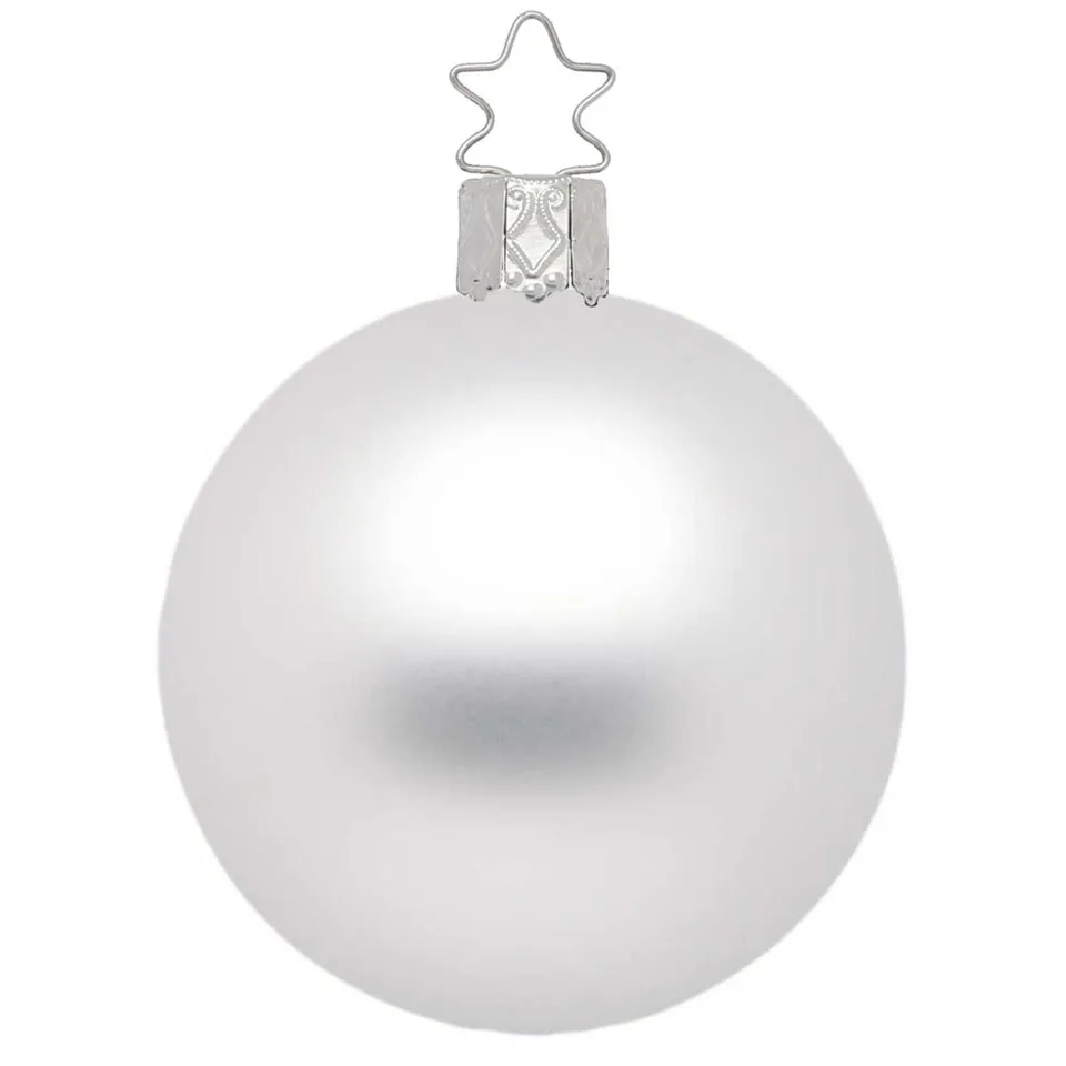 inge-glas-manufaktur-kugel-wei-matt-15-cm-christbaumkugel-aus-glas image 1
