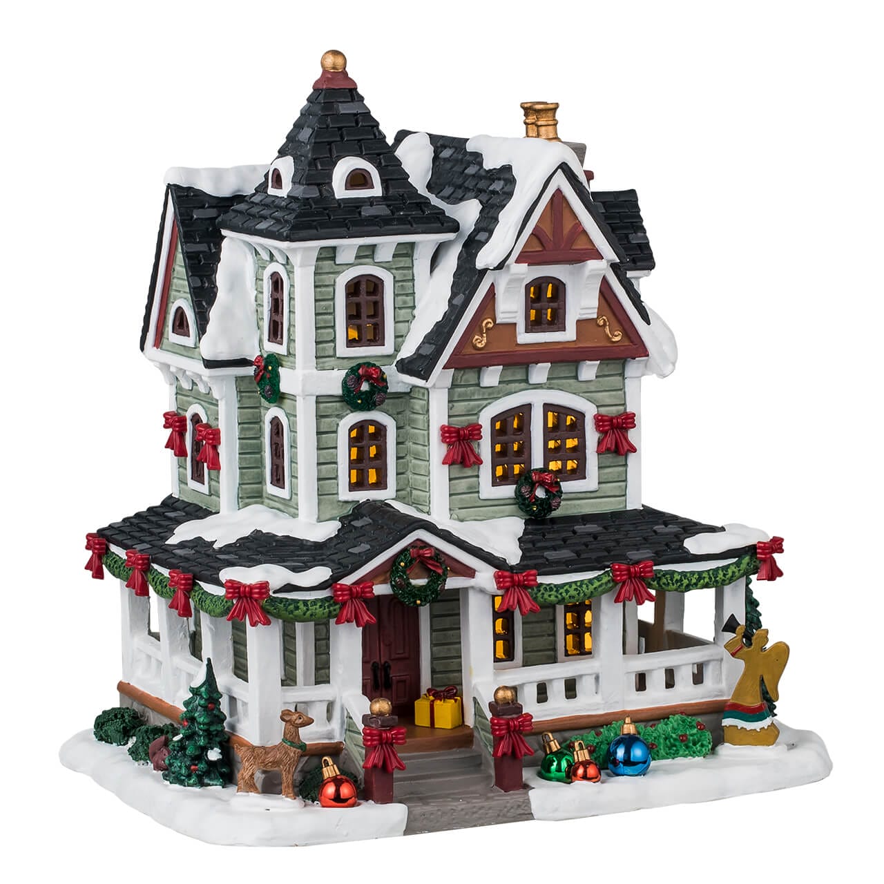 lemax-whitbey-residence-beleuchtetes-weihnachtshaus-caddington image 1