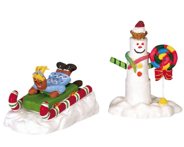 lemax-sledding-snowman-sugar-n-spice-figur image 1