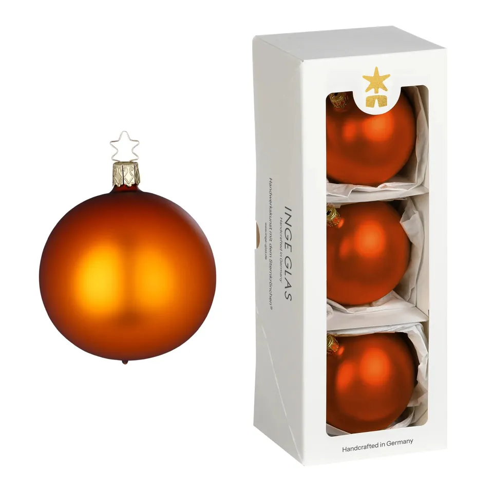 inge-glas-kugeln-kupferbraun-matt-christbaumkugel-8-cm image 1