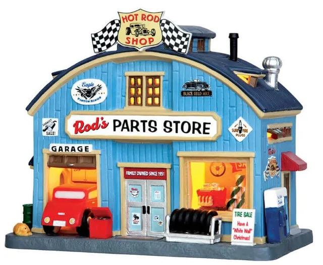 lemax-rod-s-parts-store-miniatur-autoteile-laden image 1
