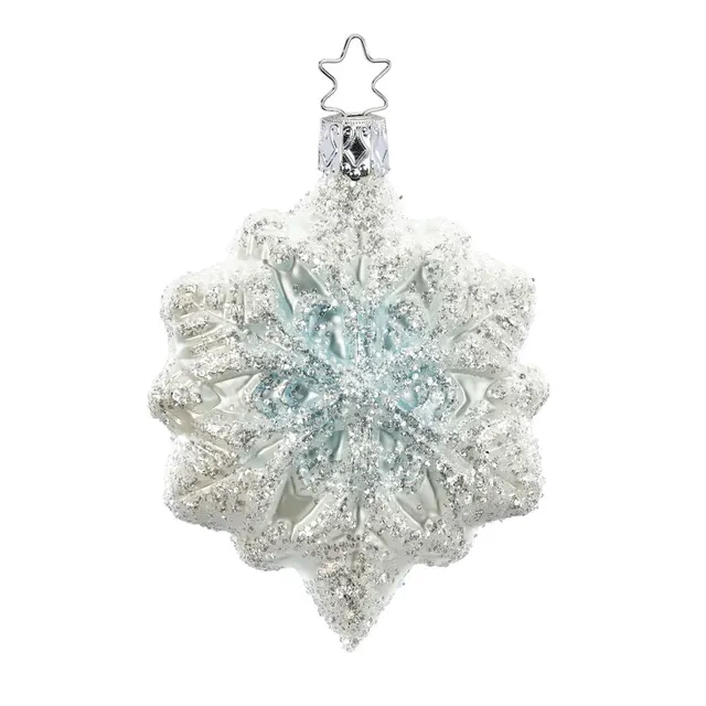 inge-glas-manufaktur-schneeflocke-christbaumschmuck-9-cm-wei image 1