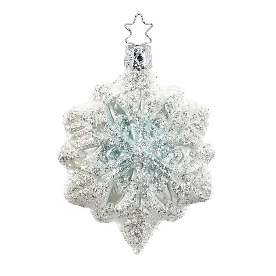 inge-glas-manufaktur-schneeflocke-christbaumschmuck-9-cm-wei image 1