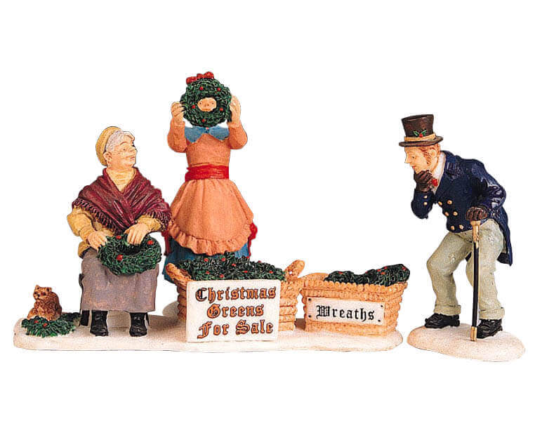 lemax-selling-christmas-greens-miniaturfigur-weihnachtsmarkt image 1