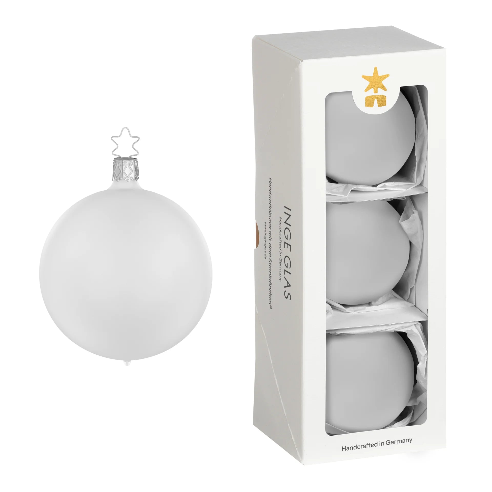 inge-glas-kugeln-christbaumkugel-wei-matt-transparent-8-cm image 1