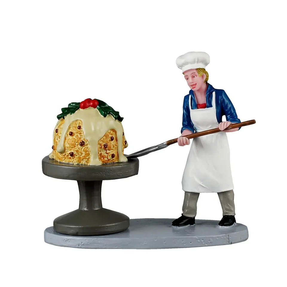 lemax-biggest-christmas-pudding-caddington-figurenszene image 1