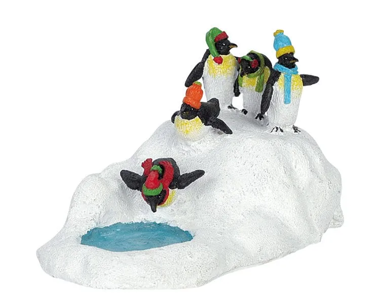lemax-penguin-frolic-weihnachtsdorf-figur-pinguine image 1