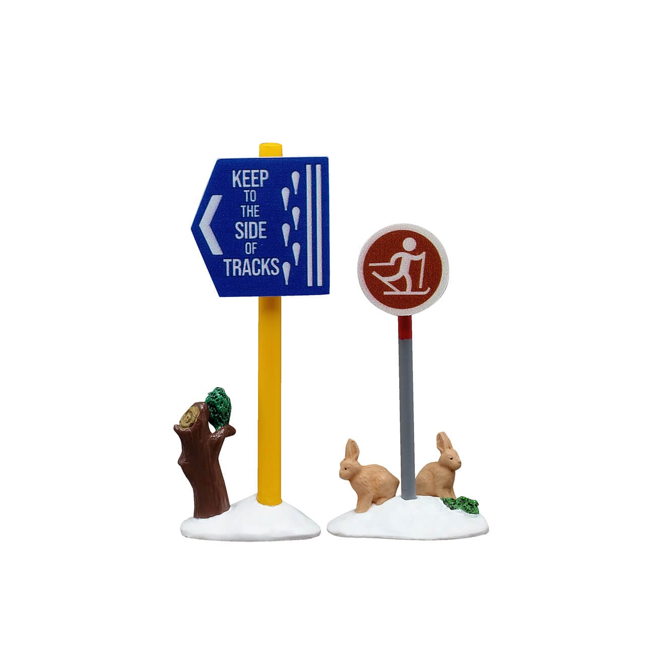 lemax-cross-country-ski-sign-vail-village-miniaturschild image 1