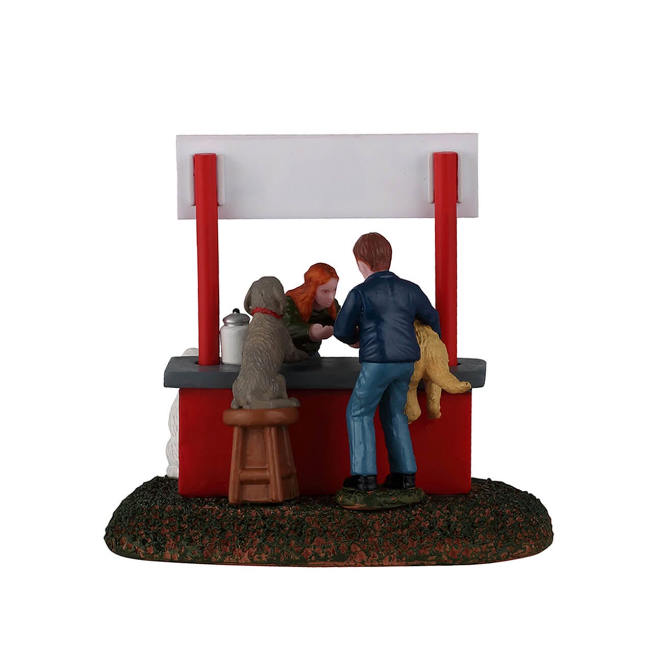 lemax-puppy-kissing-booth-general-products-miniatur-haus image 4