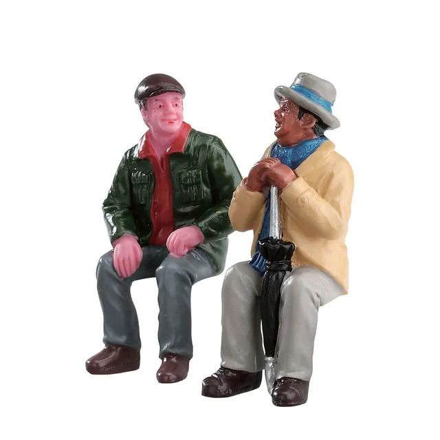 lemax-chatting-with-old-friends-miniatur-figuren-set image 1