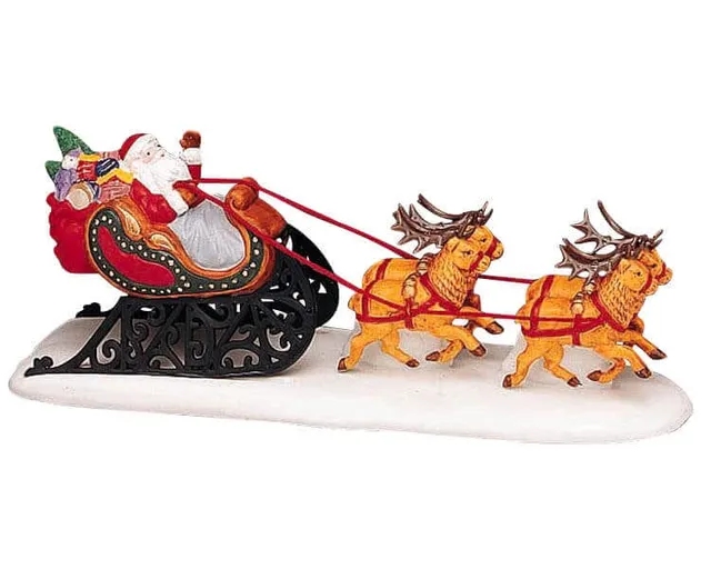 lemax-santa-s-sleigh-bound-weihnachtsfigur image 1