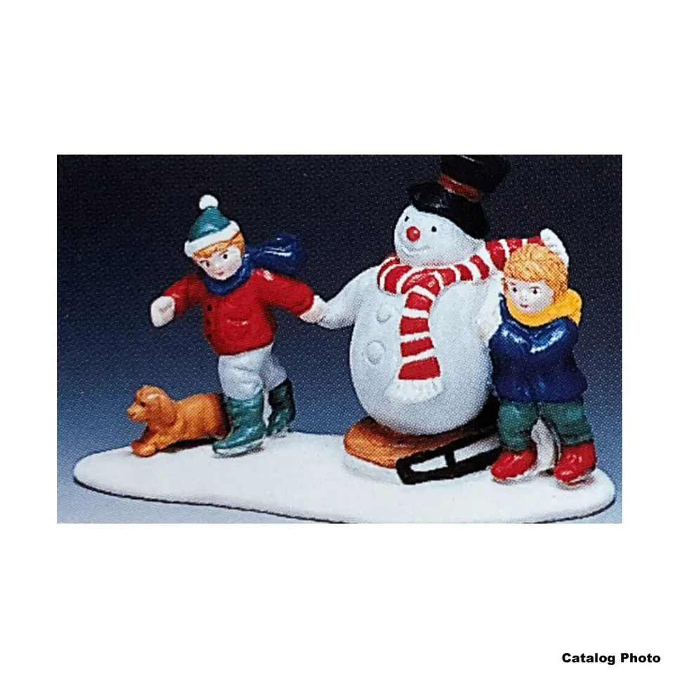 lemax-our-snowman-weihnachtliche-schneemann-figur-miniatur image 1