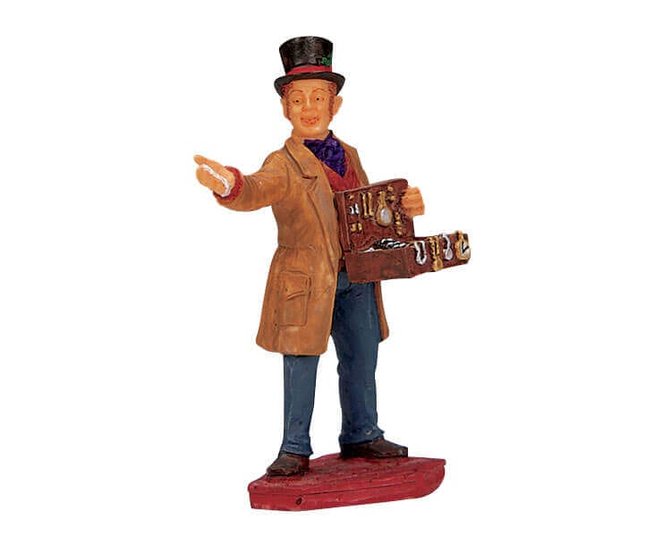 lemax-jewelry-seller-schmuckverk-ufer-miniaturfigur-weihnachtsdorf image 2