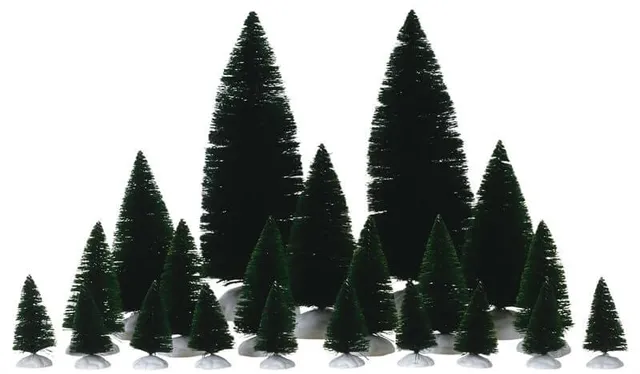 lemax-12-pc-assorted-fir-trees-tannenbaum-set-12-teilig image 1