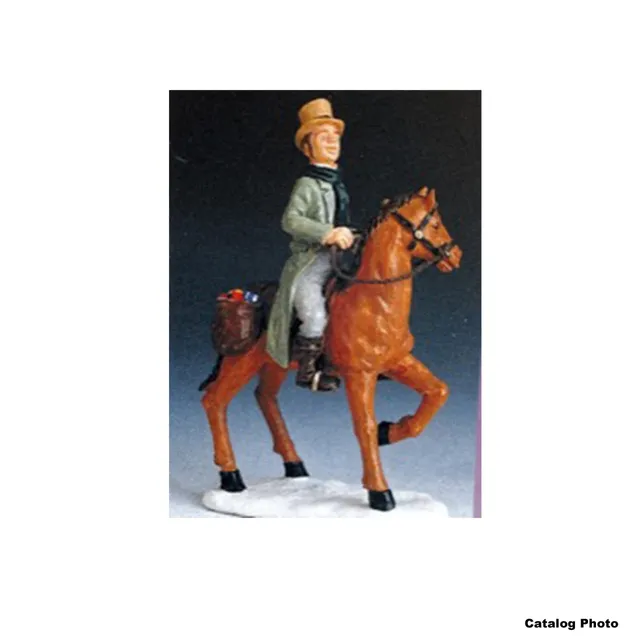 lemax-the-merry-horseman-weihnachtsdorf-miniaturfigur image 1