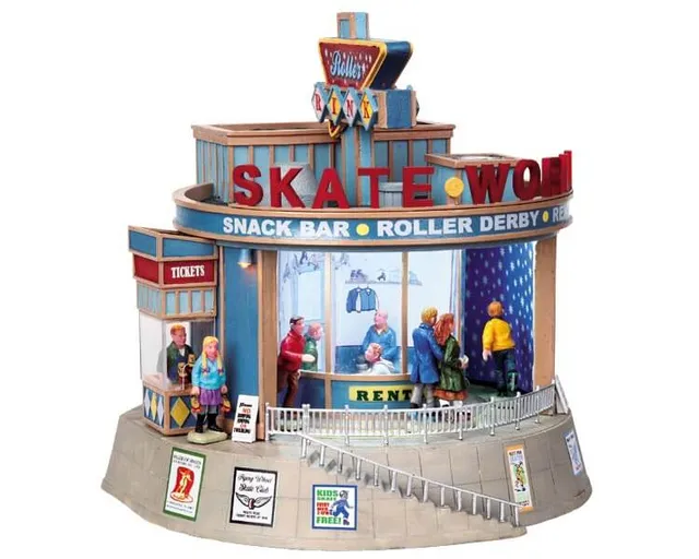 lemax-skate-world-roller-rink-miniatur-geb-ude image 1