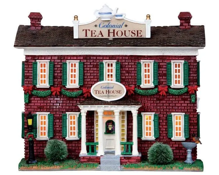 lemax-colonial-tea-house-weihnachtshaus-miniaturgeb-ude image 1
