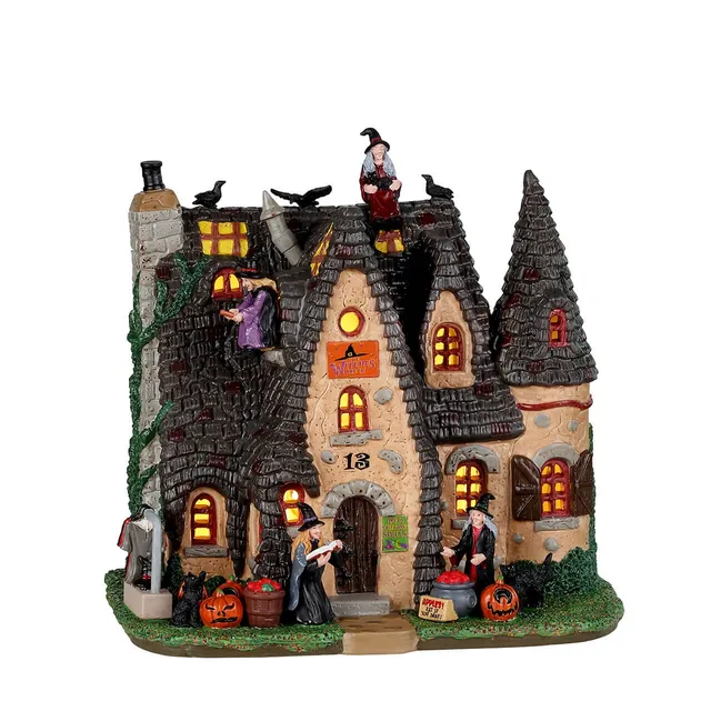 lemax-the-witch-s-cottage-spooky-town-haus image 1