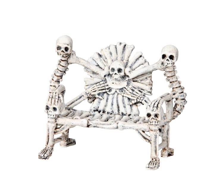 lemax-bone-bench-spooky-town-miniaturfigur image 1