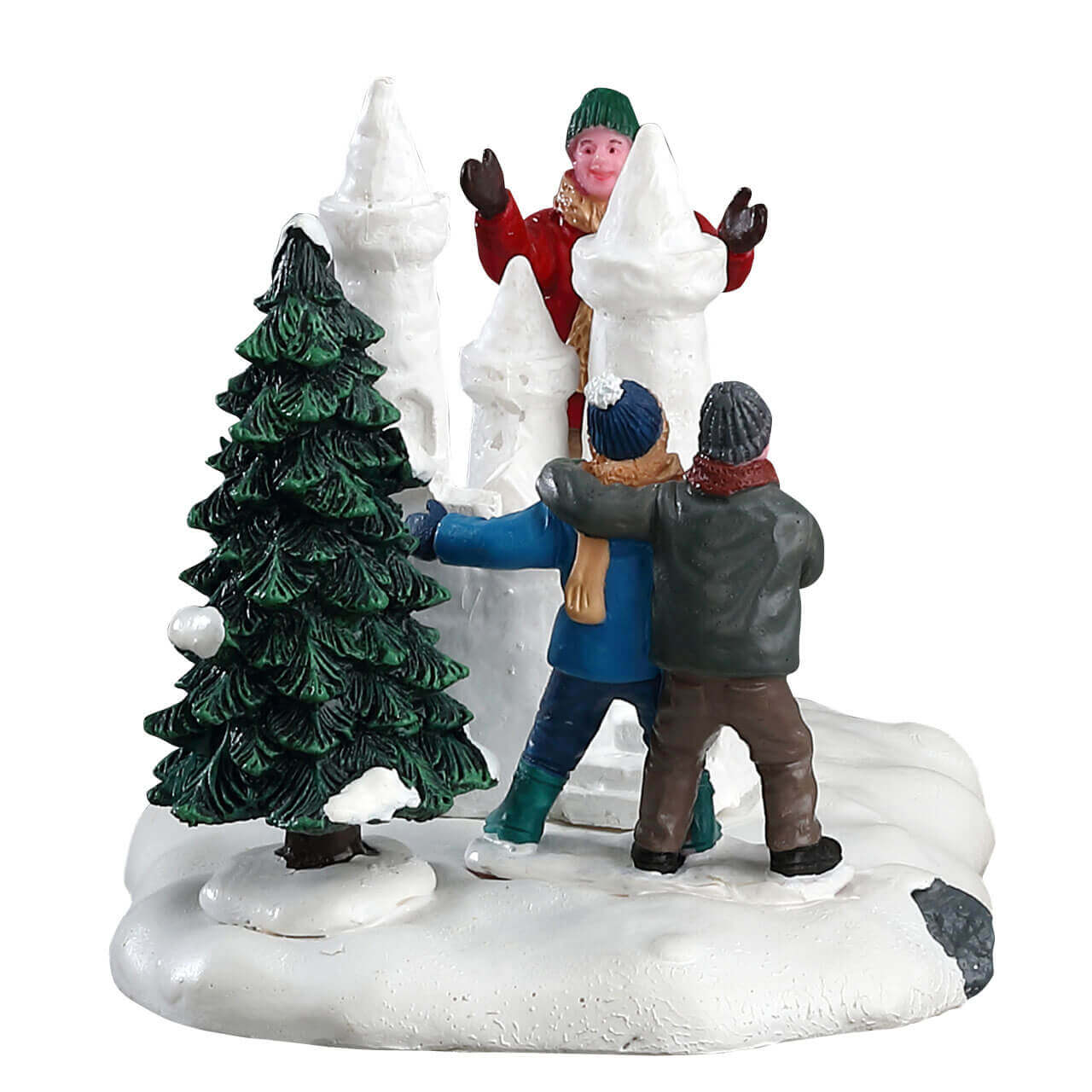 lemax-snow-castle-beleuchtetes-miniatur-schloss image 3