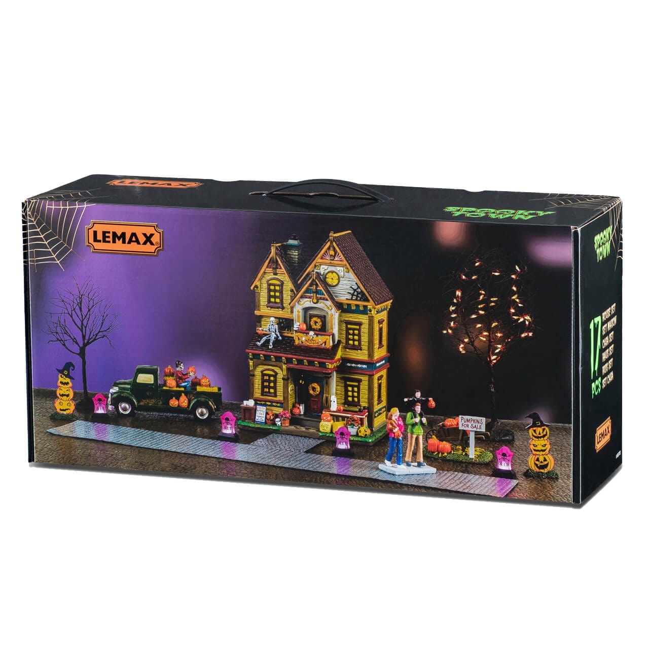 lemax-halloween-at-the-wilsons-deko-set-spooky-town image 2