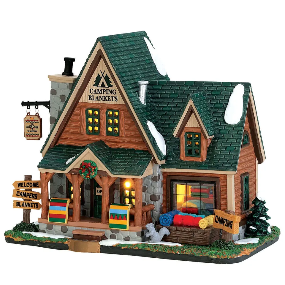 lemax-the-warm-camp-miniatur-szene-lagerfeuer image 1