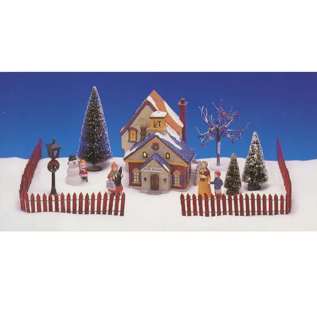 lemax-13pc-lighted-village-beleuchtetes-dorf-startset-13-teilig image 1