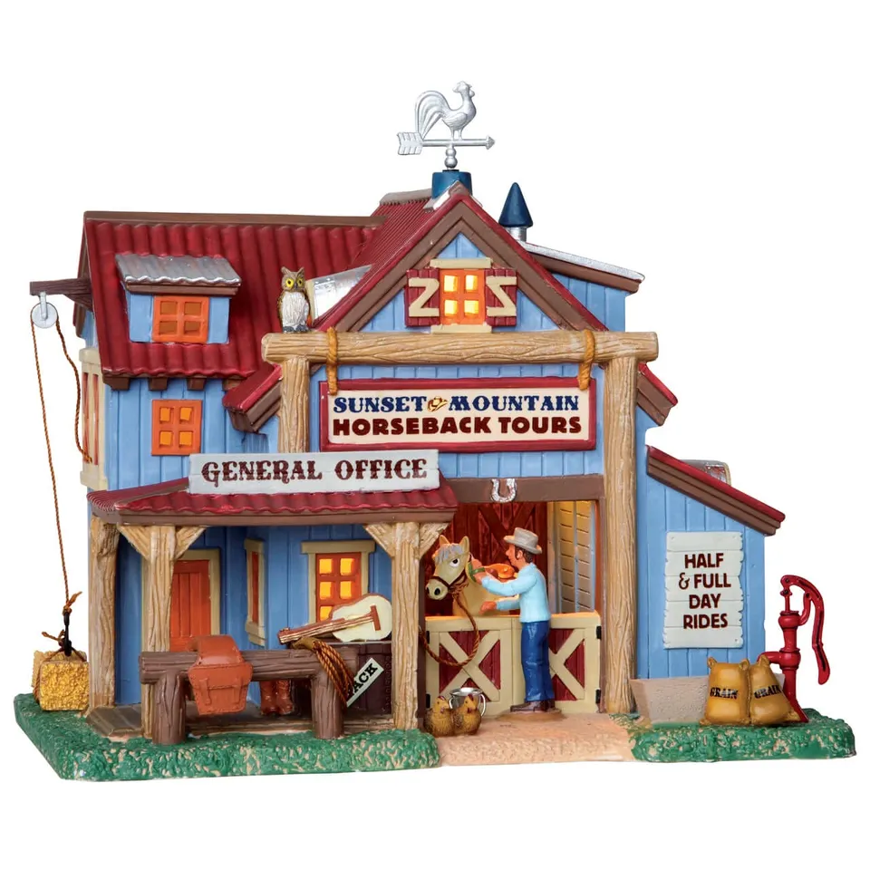 lemax-sunset-mt-horseback-tours-diorama-szene image 1