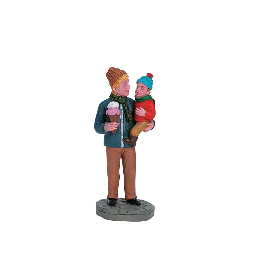 lemax-sharing-ice-cream-miniaturfigur image 1
