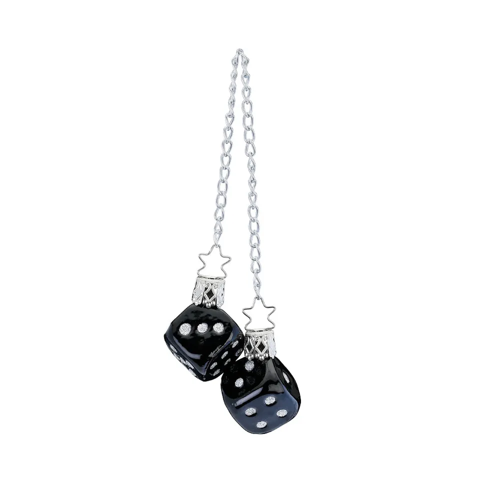 inge-glas-w-rfel-glas-christbaumkugel-4-cm-schwarz image 1