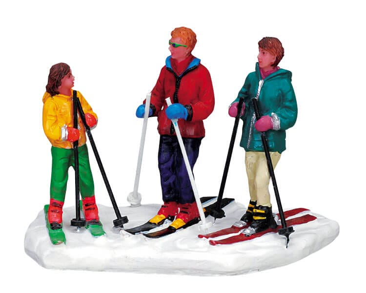 lemax-waiting-for-lift-miniatur-figuren image 2