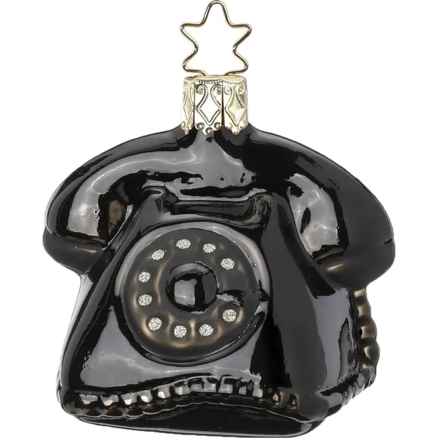 inge-glas-ring-ring-christbaumkugel-schwarz-6-5-cm image 1