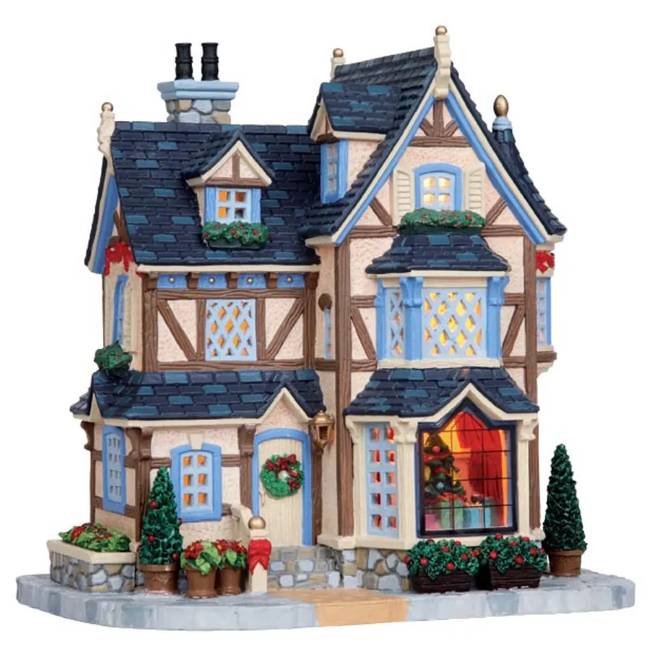 lemax-henderson-house-beleuchtetes-weihnachtshaus-miniwelt image 1