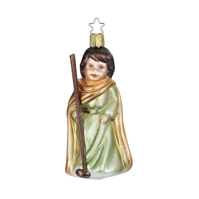inge-glas-manufaktur-joseph-12-cm-glasfigur-weihnachtsanh-nger image 1