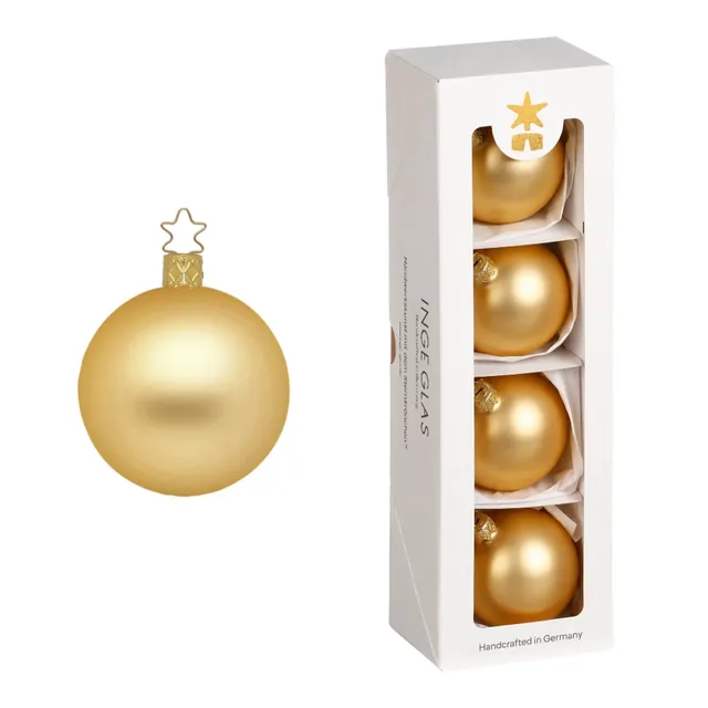 inge-glas-kugeln-inkagold-matt-christbaumkugel-6-cm image 1